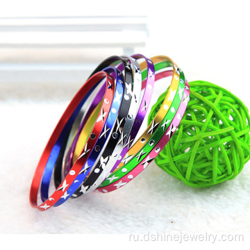 Бабочка выгравированный алюминиевого сплава браслеты ювелирные изделия для женщин